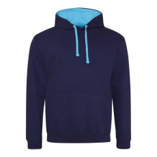 egyéb Pulóver Just Hoods unisex, jet black/heather grey, L