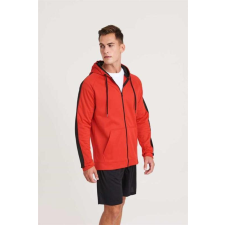egyéb Pulóver Just Hoods unisex, steel grey/jet black, 3XL munkaruha
