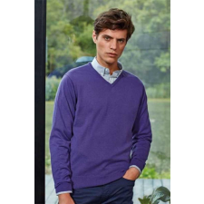egyéb Pulóver Premier férfi v-nyakú kötött férfi, navy, M munkaruha
