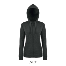 egyéb Pulóver Sols női kapucnis cippzáras női, charcoal melange, XL