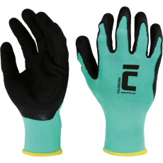 egyéb SALANGANA kesztyű pes/latex zöld 6