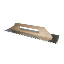 egyéb Svájci glettelő fogazott INOX E10 130x480mm kőműves és burkoló szerszám