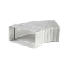 egyéb Szellőzőcső könyök 60x204mm  45fok műanyag 82810