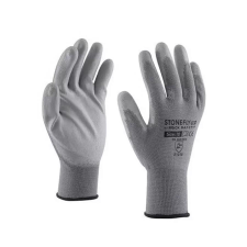 egyéb Szerelőkesztyű poliészter PU tenyérmártással L-es méret Guarder szürke védőkesztyű