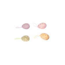 egyéb Színes textillel borított húsvéti tojás dekoráció - Többféle (068884) party kellék