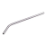egyéb Szívószál, egyenes, fém, 6 db-os, 24 cm