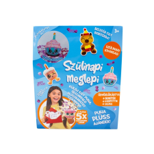 egyéb Szülinapi üdvözlőkártya plüss figurával, 12 féle party kellék