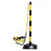 egyéb Tartóoszlop lánchoz 90cm magas vízzel tölthető talppal sárga/fekete