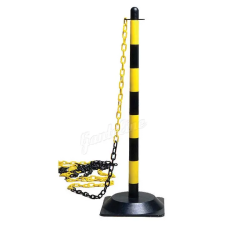 egyéb Tartóoszlop lánchoz 90cm magas vízzel tölthető talppal sárga/fekete munkavédelem