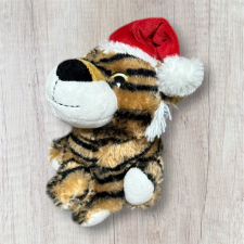 egyéb Tigris kölyök télapó sapkában plüssfigura