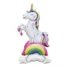 egyéb Unikornis alakú fólia lufi - 94 x 52 x 43 cm party kellék