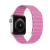 egyéb Utángyártott Apple Watch mágneses loop műbőr szíj 38/40/41mm rószaszín (69350)
