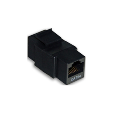 egyéb UTP Cat5e fix toldó fekete bepattintható (UTT5880) kábel és adapter