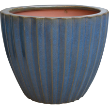 egyéb Virágcserép 30 cm x 36 cm kék kerti dekoráció
