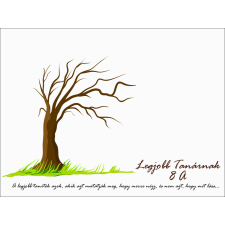  Egyedi ajándék tanároknak ujjlenyomatfa több féle minta dekorációs kellék