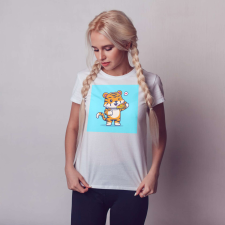 Egyedi póló | NFT series – Pizza evő tigris ajándéktárgy