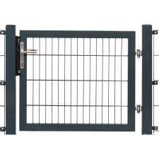  Egyszárnyú kapu  Premium  kétrudas panelkitöltés  antracit  keret  100 x 100 cm kerti bútor