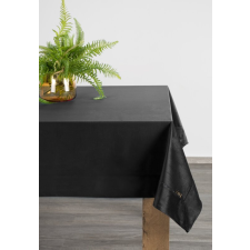  Egyszínű bársony asztalterítő Fekete 145x220 cm lakástextília