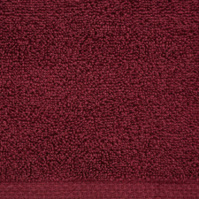  Egyszínű klasszikus törölköző 400 g/m2 Bordó 30x50 cm lakástextília