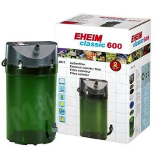  Eheim Classic 600 külső szűrő 2217 szivacstöltet+duplacsap 600l-ig akvárium vízszűrő