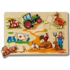 Eichhorn fa puzzle fogantyúval - Farm puzzle, kirakós