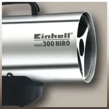 EINHELL HGG 110/1 Niro gázos hőlégfúvó, 10kW (2330111) barkácsolás, csiszolás, rögzítés
