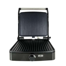 Eisenbach elektromos grill 2000w - tapadásmentes, 180° nyitható grillsütő