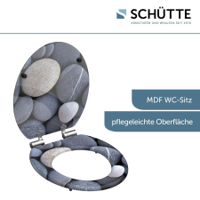 Eisl WC-ülőke Grey Stones Holzkern leeresztő automatikával takarító és háztartási eszköz