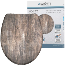  Eisl WC-ülőke Old Wood Duroplast leeresztő automatikával és gyorszárral takarító és háztartási eszköz