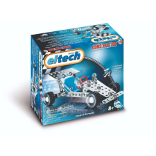  Eitech versenyautó építőkészlet - polírozott acél alkatrészek barkácsolás, építés