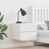  Éjjeli asztal 2 pcs Fehér 39 x 34 x 33 cm Fenyőfából készült