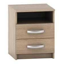  Éjjeliasztal 2 fiókkal, sonoma tölgy, BETTY 2 BE02-018-00 bútor