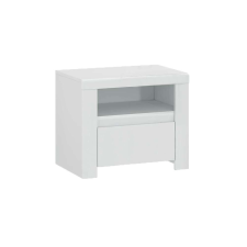  Éjjeliszekrény 1S, fehér fényes, LINDY bútor