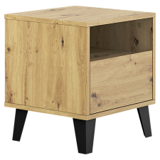  Éjjeliszekrény, artisan tölgy, BOGAN NEW 1S bútor