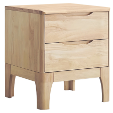  Éjjeliszekrény, masszív fa, természetes, FERB bútor