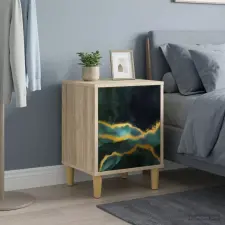  Éjjeliszekrény WIJHE 2 db Sonoma Tölgy 36 x 33 x 50 cm bútor