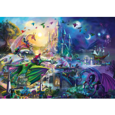 Éjszakai Sárkány Verseny puzzle - 1000 darabos puzzle, kirakós