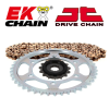 EK CHAIN EK JT 520 SRX2 láncszett - 14/36-96 - acél standard hátsó lánckerék EK CHAIN  Erőátviteli alkatrészek Láncok, lánckerekek, láncszettek Láncszettek