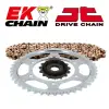 EK CHAIN EK JT 520SRX2 15/43 láncszett – ultrakönnyű hátsó lánckerék EK CHAIN Erőátviteli alkatrészek Láncok, lánckerekek, láncszettek Láncszettek