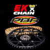 EK CHAIN EK/PBR Láncszett 520 MVXZ2 - 15/44-114 - Acél standard hátsó lánckerék EK CHAIN  Erőátviteli alkatrészek Láncok, lánckerekek, láncszettek Láncszettek
