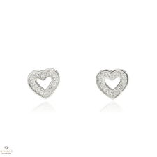 Ekan Ezüst szív fülbevaló - 02107-24 fülbevaló