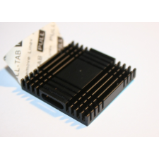  EKL chip cooler 37x5 mm eloxált fekete, alumínium - 1 db ragasztóval hűtés