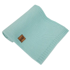 Eko Bambusz Takaró 100x80 cm - Turquise babaágynemű, babapléd