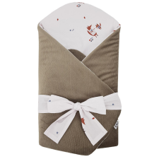  EKO Bebújós takaró pamutból velúrral és kókusz belsővel, Fox masni 75x75cm babaágynemű, babapléd