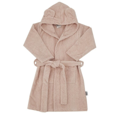 Eko Köntös pamutból kapucnival és fülekkel Powder pink méret L 104-110