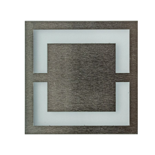Eko-Light - QUADRO - Lépcsőmegvilágító - ezüst/fehér - 3000K - meleg fény világítás