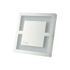 Eko-Light - QUADRO - Lépcsőmegvilágító - ezüst/fehér - 4000K - semleges fény