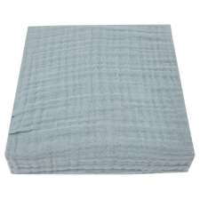 Eko Muszlin lepedő Blue 60x120 cm babaágynemű, babapléd