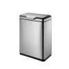 Eko szemetes, Touch Pro, hulladékválogató funkció, űrtartalom 2 x 20 L, fedél hangtalan nyitás/zárás, rozsdamentes acél ház, Érintés funkció, ujjlenyomat-álló, ezüst