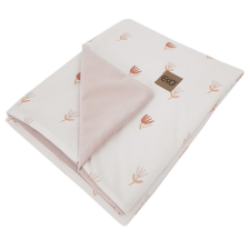  EKO Takaró pamut kétoldalas bársonyos alátéttel Beige Meadow 100x80cm babaágynemű, babapléd